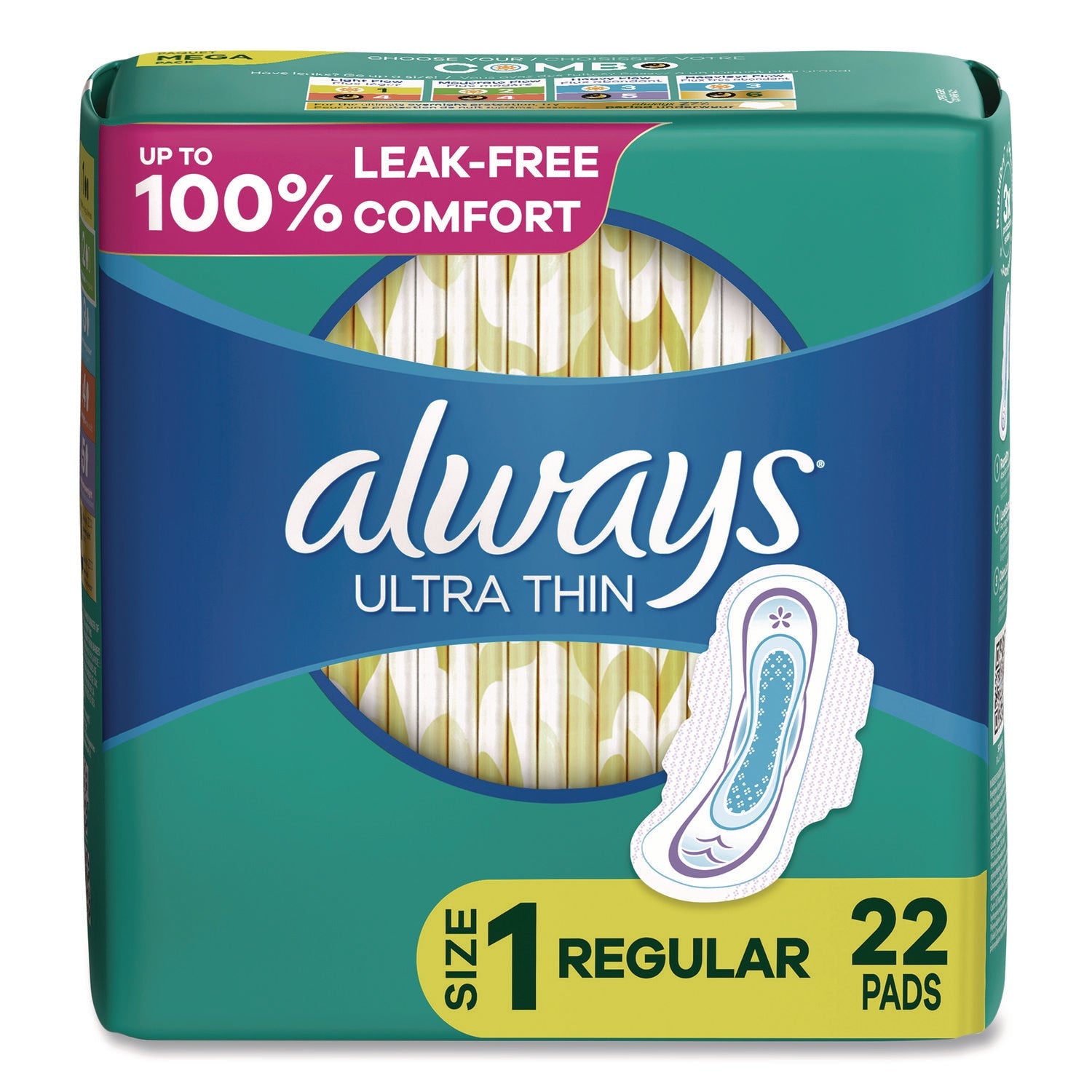 always-r-ultra-thin-pads-with-wings-size-1-regular-absorbency-22-pads-pack-12-packs-carton-pgc03339_1